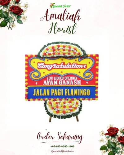 Bunga Papan Congratulation di Grand Heaven Surabaya